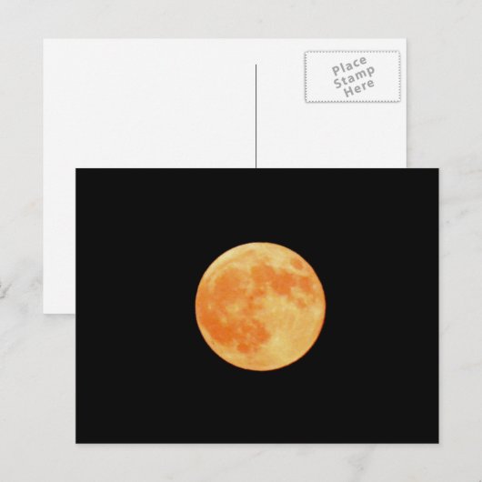 Blood Moon Briefkaart (Voorkant / Achterkant)