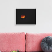 Blood Moon Canvas Afdruk (Insitu (Woonkamer))