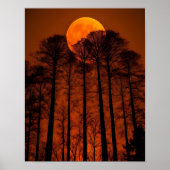 Blood Moon Forest Poster (Voorkant)