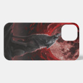 Blood Moon Howl iPhone Hoesje (Achterkant horizontaal)