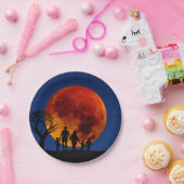 Blood Moon Lunar Eclipse Papieren Bordje (Feest)