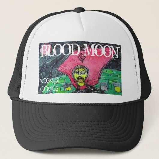 BLOOD MOON NOCKLIST STROKEN TRUCKER PET (Voorkant)