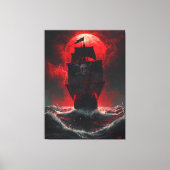 Blood Moon Pirates: Cursed Galleon of the Crimson  Canvas Afdruk (Voorkant)