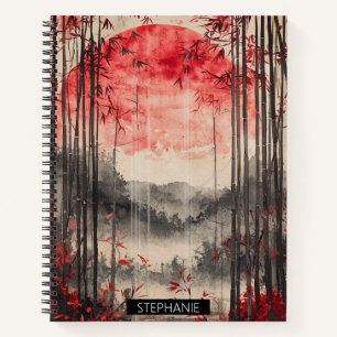Blood Moon Sakura Inkt Wash (1) Notitieboek