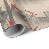 Blood Moon Sakura Inktwassing (1) Cadeaupapier (Rol Hoek)