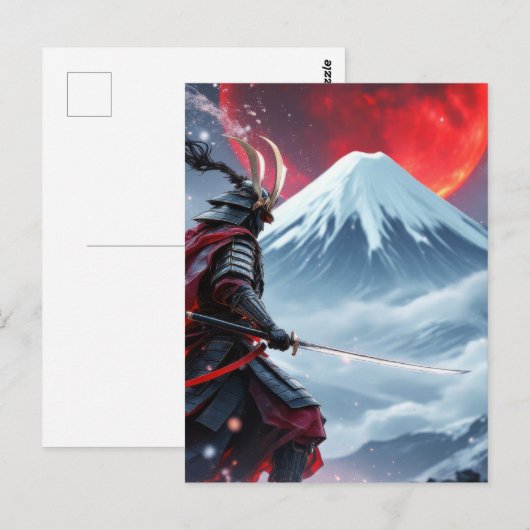 Blood Moon Samurai: The Last Stand at Mount Fuji Briefkaart (Voorkant / Achterkant)