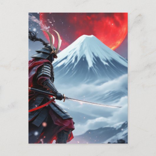 Blood Moon Samurai: The Last Stand at Mount Fuji Briefkaart (Voorkant)