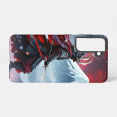 Blood Moon Samurai: The Last Stand at Mount Fuji Samsung Galaxy Hoesje (Achterkant horizontaal)
