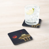 Blood Moon Seattle Space Needle Bier Onderzetter (Rechterzijde)