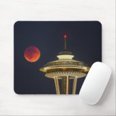 Blood Moon Seattle Space Needle Muismat (Met muis)