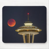 Blood Moon Seattle Space Needle Muismat (Voorkant)