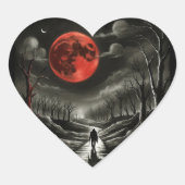 Blood moon Sticker (Voorkant)