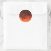 Blood Moon Tetrad Ronde Sticker (Tas)