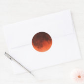 Blood Moon Tetrad Ronde Sticker (Envelop)