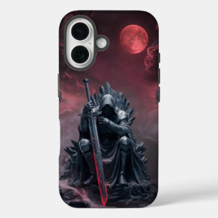 Blood Moon Throne beroemd gemaakt door Dark King iPhone 16 Hoesje