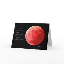 Blood Moon Wenskaart