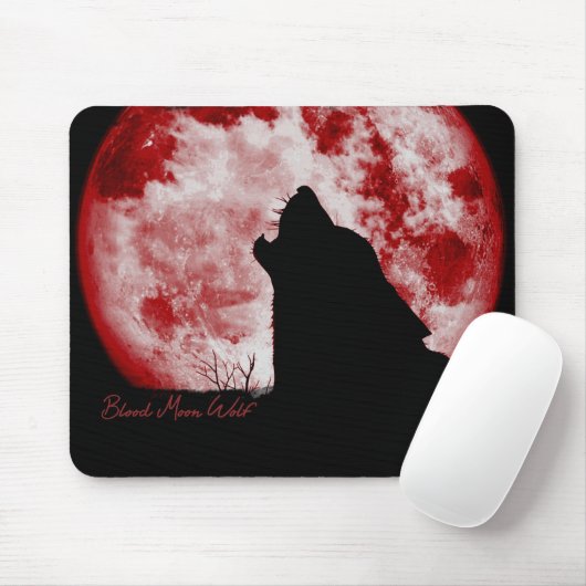 Blood Moon Wolf-Muismat Muismat (Met muis)