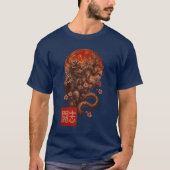 Blood Moon Yokai - Duistere Japanse kunst T-shirt (Voorkant)