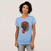 Blood Moon Yokai - Duistere Japanse kunst T-shirt (Voorkant volledig)