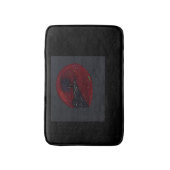 Blood Moonlit Night Bath Mat (Voorkant Verticaal)