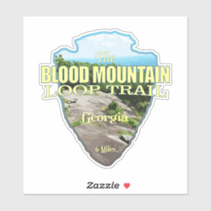 Blood Mountain Loop (pijlpunt) Sticker