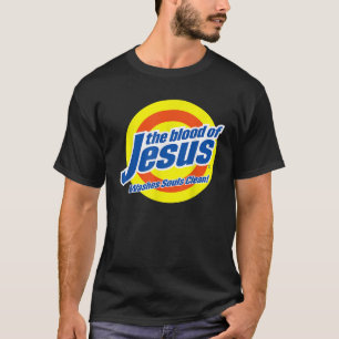 Blood of Jesus Christ Funny Schattige Faith Based T-shirt