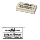 Blood of Vampire -  Apothecary Label Rubberstempel (Gestempeld)