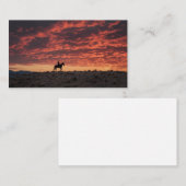 Blood Orange Birthday Invitation - Intense Western Informatiekaartje (Voorkant / Achterkant)