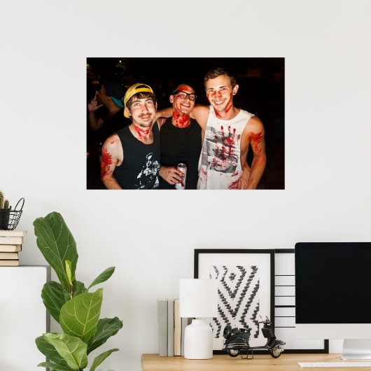 blood party poster (Thuiskantoor)