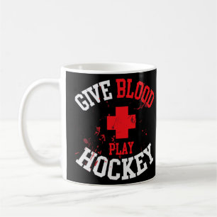 Blood Play Hockey Enforcer Speler Goon Gift Koffiemok