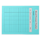 BLOOD PRESSURE TRACKER NOTITIEBLOK (Voorkant)