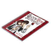 Blood Red Butterfly notebook Notitieboek (Linkerzijde)