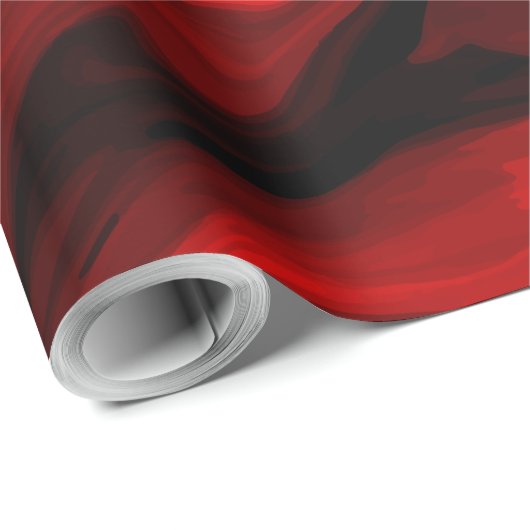 Blood Red Marble Design Gift Cadeaupapier (Rol Hoek)