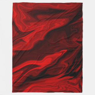 Blood Red Marble Schattige Warm Fleece Deken