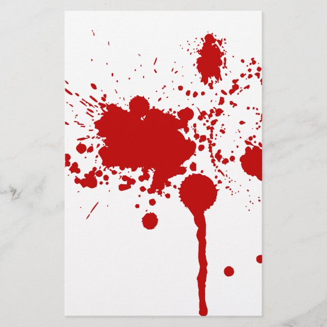Blood Splatter Gunshot Wound Bleeding Bloody (Voorkant)