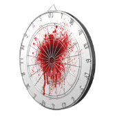 Blood Splatter Realistisch Dartbord (Voorkant Rechts)
