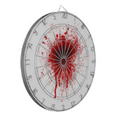 Blood Splatter Realistisch Dartbord (Voorkant Links)