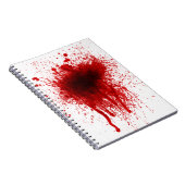 Blood Splatter Realistisch Notitieboek (Rechterzijde)