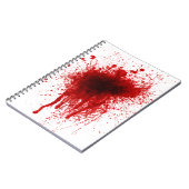 Blood Splatter Realistisch Notitieboek (Linkerzijde)
