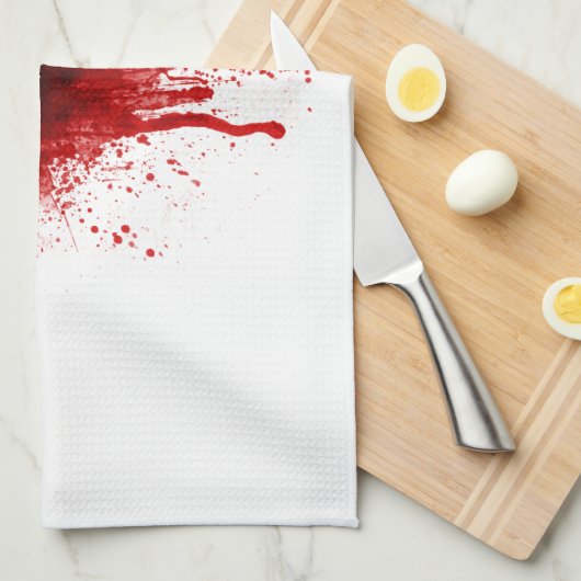 Blood Splatter Realistisch Theedoek (Quarter Fold)