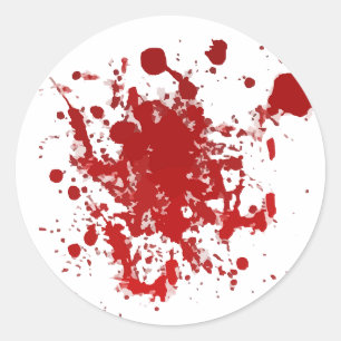 Blood Splatter Stickers voor Halloween