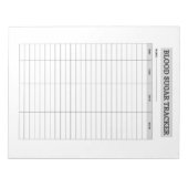 BLOOD SUGAR TRACKER NOTITIEBLOK (Voorkant)