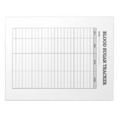 BLOOD SUGAR TRACKER NOTITIEBLOK (Voorkant)