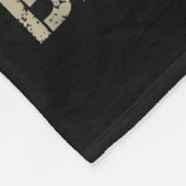 Blood Sweat Profanity Construction Worker Skull Bl Fleece Deken (Hoek)