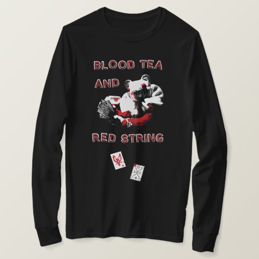 Blood Tea and Red String Long Sleeve T-shirt (Design voorkant)