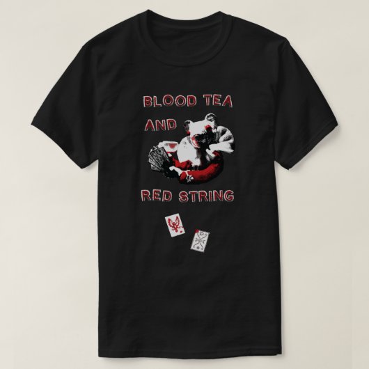 Blood Tea & Red String - Groter ontwerp-ALLE STIJL T-shirt (Design voorkant)