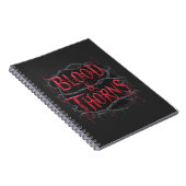 Blood & Thorns Gothic Design - Donker en Edgy Notitieboek (Rechterzijde)