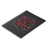 Blood & Thorns Gothic Design - Donker en Edgy Notitieboek (Linkerzijde)