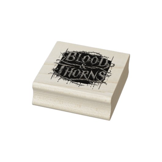 Blood & Thorns Gothic Design - Donker en Edgy Rubberstempel (Stempel)