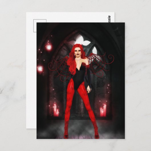 Blood Wing Enchantress Briefkaart (Voorkant / Achterkant)